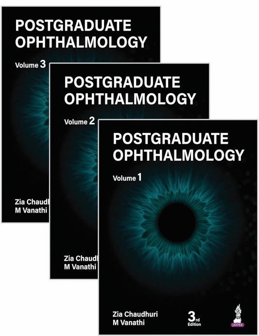 POSTGRADUATE OPHTHALMOLOGY (3 VOLS) WITH COMPREHENSIVE INDEX BOOK 3RD/2027 - ZIA CHAUDHARY