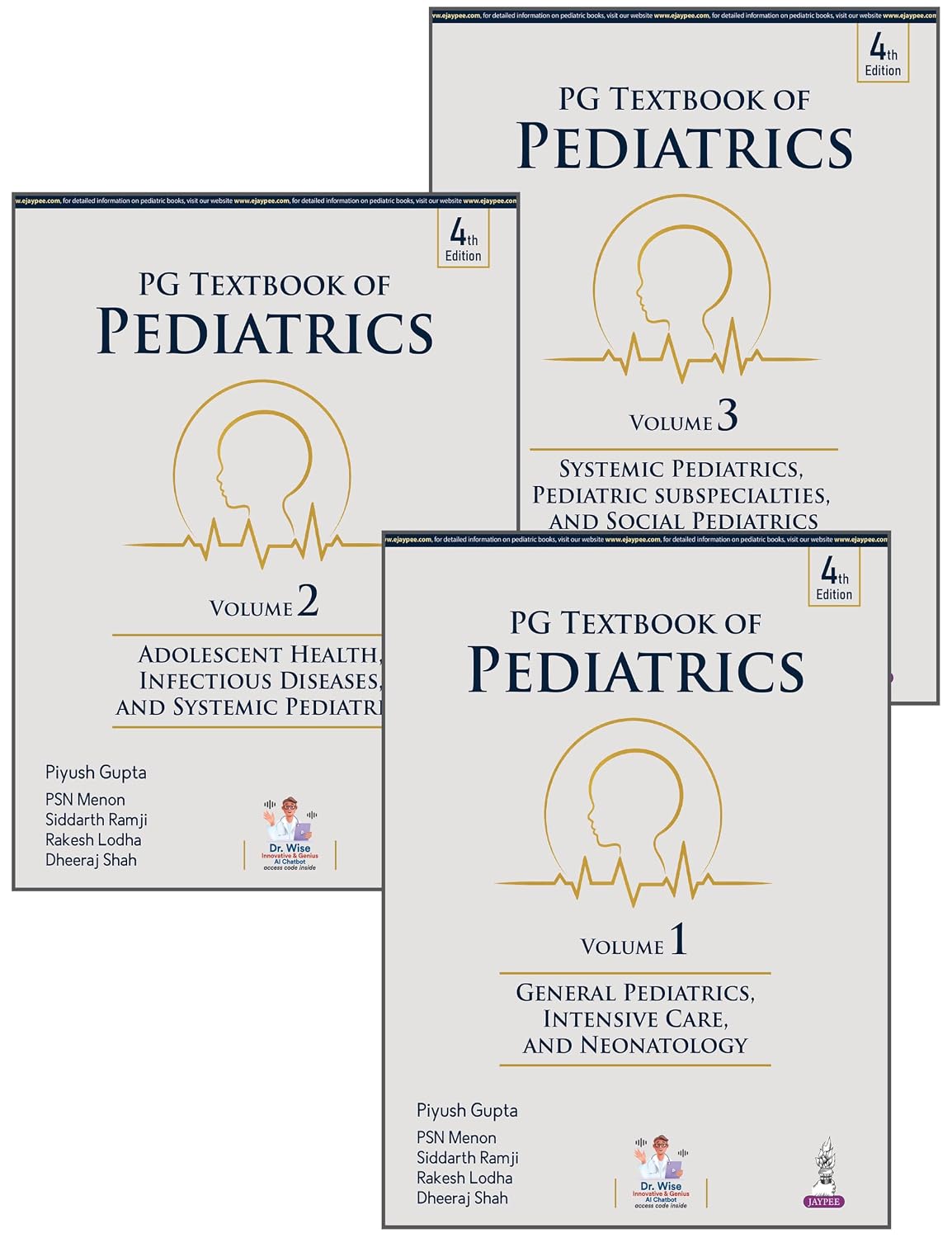 PG TEXTBOOK OF PEDIATRICS 3 VOL SETS 4TH/2026- PIYUSH GUPTA