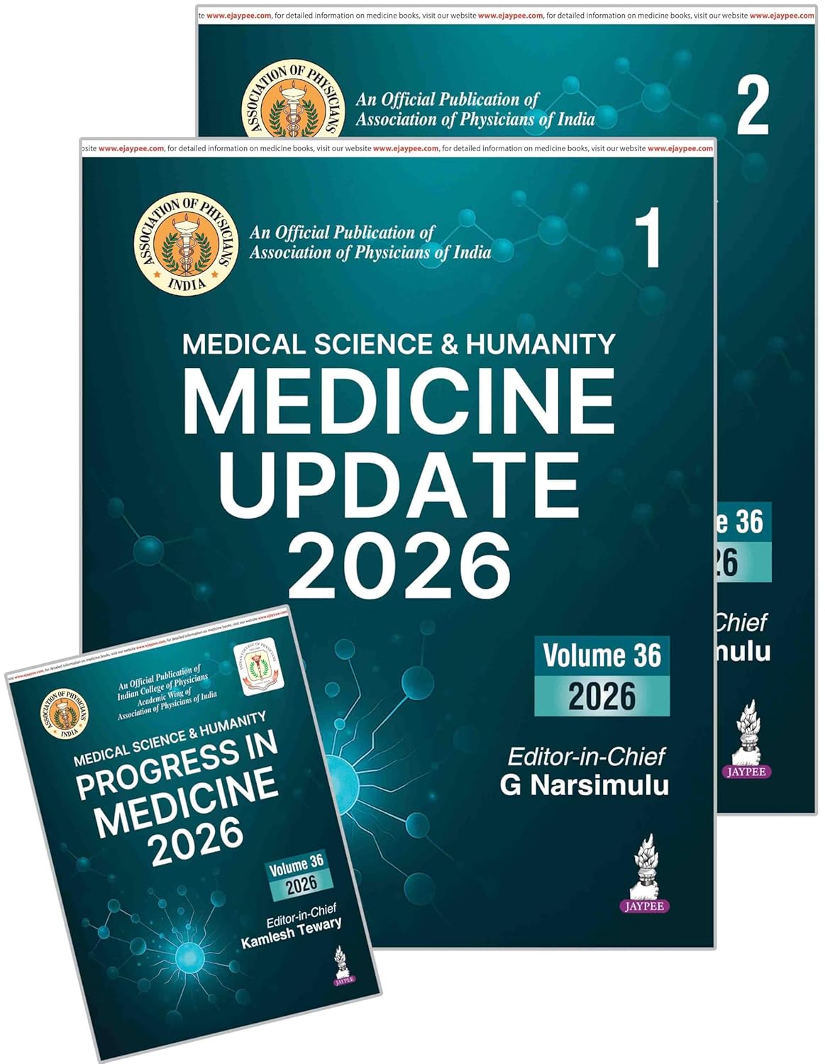 MEDICINE UPDATE 2026 (2 VOLS) WITH PROGRESS IN MEDICINE 2026 (MEDICAL SCIENCE & HUMANITY) 1ST/2026 - G NARSIMULU