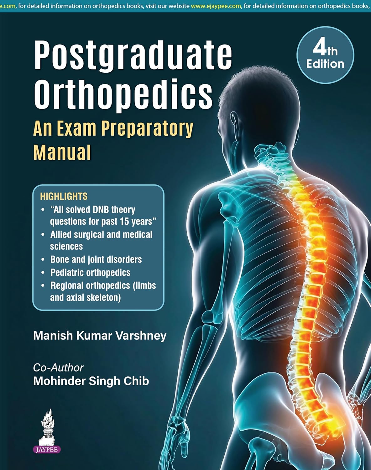 POSTGRADUATE ORTHOPEDICS AN EXAM PREPARATORY MANUAL 4TH/2026 - MANISH KUMAR VARSHNEY
