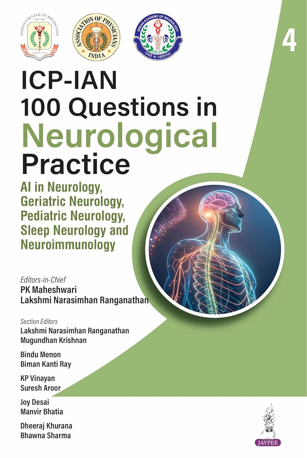ICP-IAN 100 QUESTIONS IN NEUROLOGICAL PRACTICE-4 1ST/2026 - PK MAHESHWARI, LAKSHMI NARASIMHAN RANGANATHAN