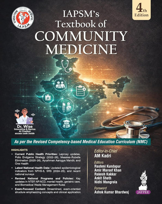 IAPSM'S TEXTBOOK OF COMMUNITY MEDICINE 4TH/2026 - AM KADRI