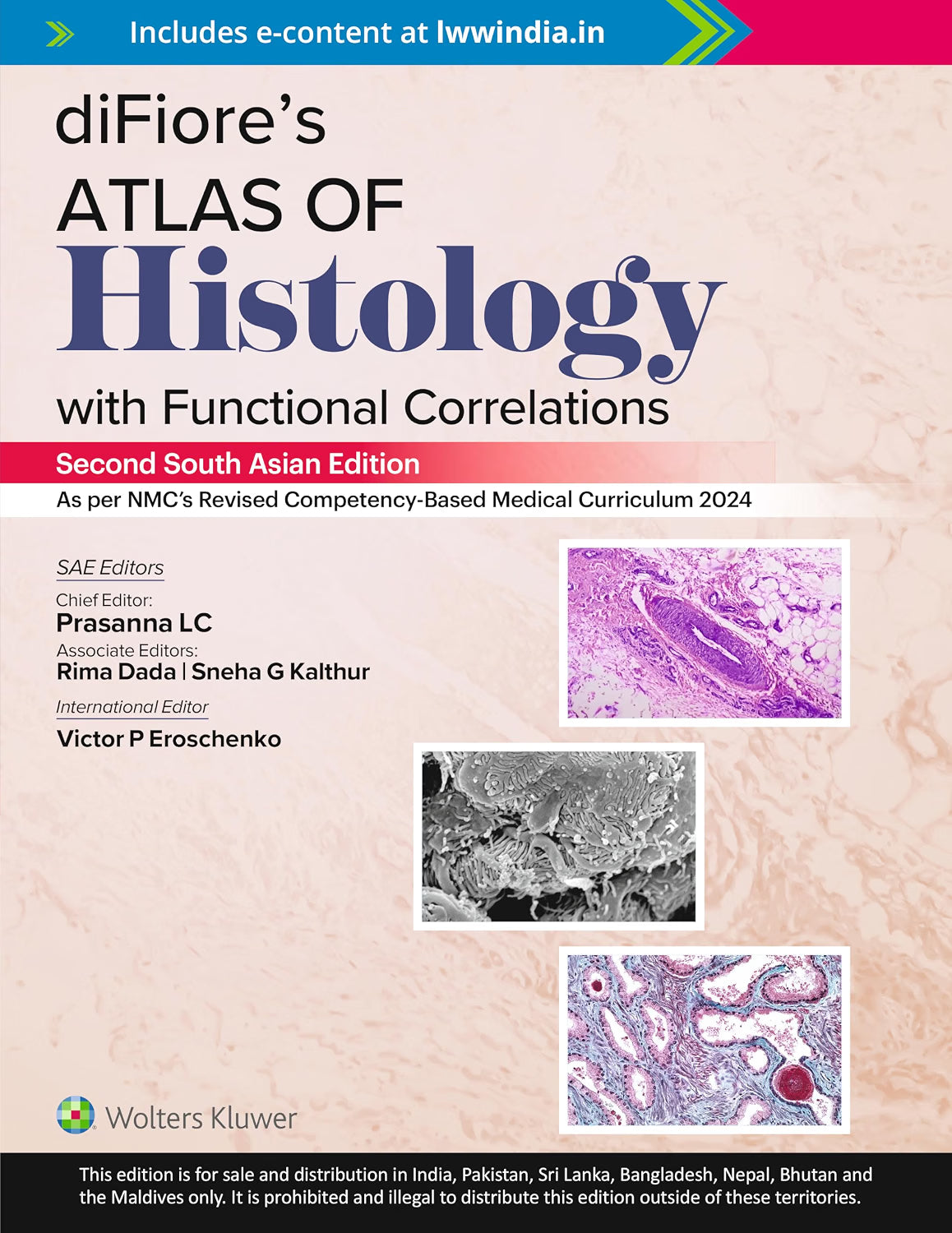 DIFORE ATLAS OF HISTOLOGY WITH FUNCTIONAL 2 ND SAE/2026- PRASANNA