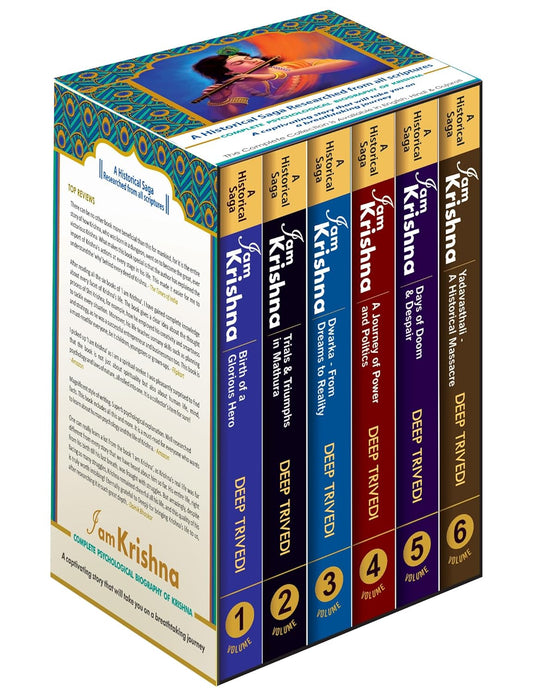 I AM KRISHNA  - BOX SET
(6 VOLUMES) - DEEP TRIVEDI