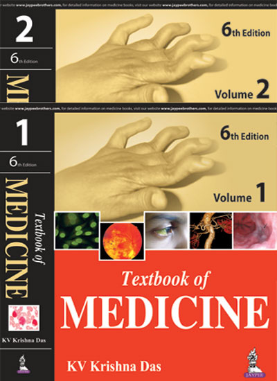 TEXTBOOK OF MEDICINE (2VOLS) 6TH/2025 - KV KRISHNA DAS