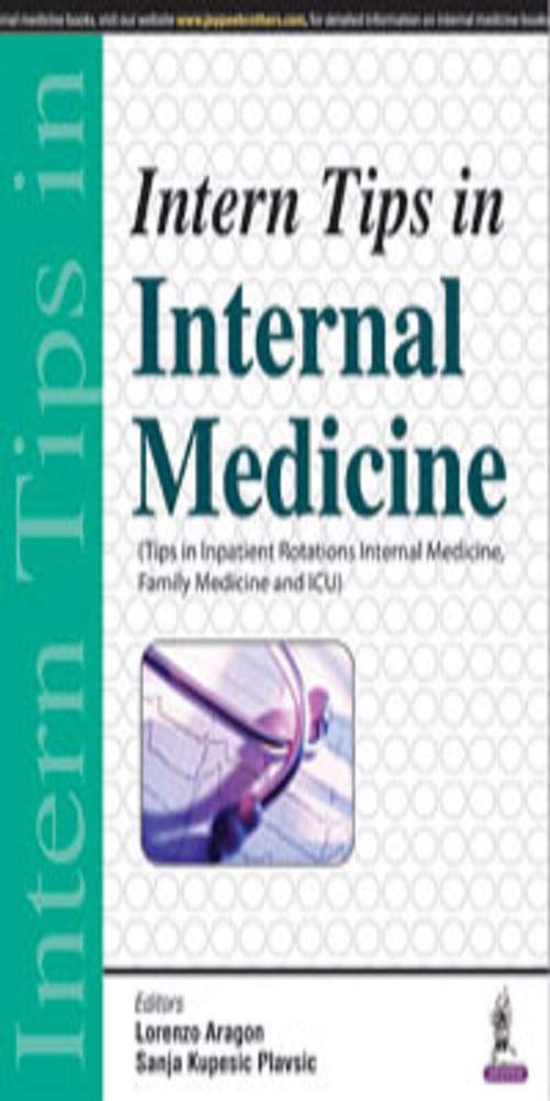 INTERN TIPS IN INTERNAL MEDICINE 1ST/2017 - LORENZO ARAGON