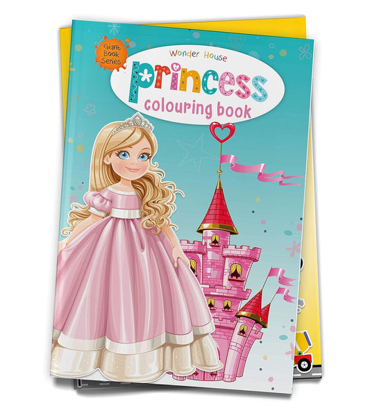 PRINCESS COLOURING BOOK (GIANT BOOK SERIES): JUMBO SIZED COLOURING BOOKS -  BOOKS