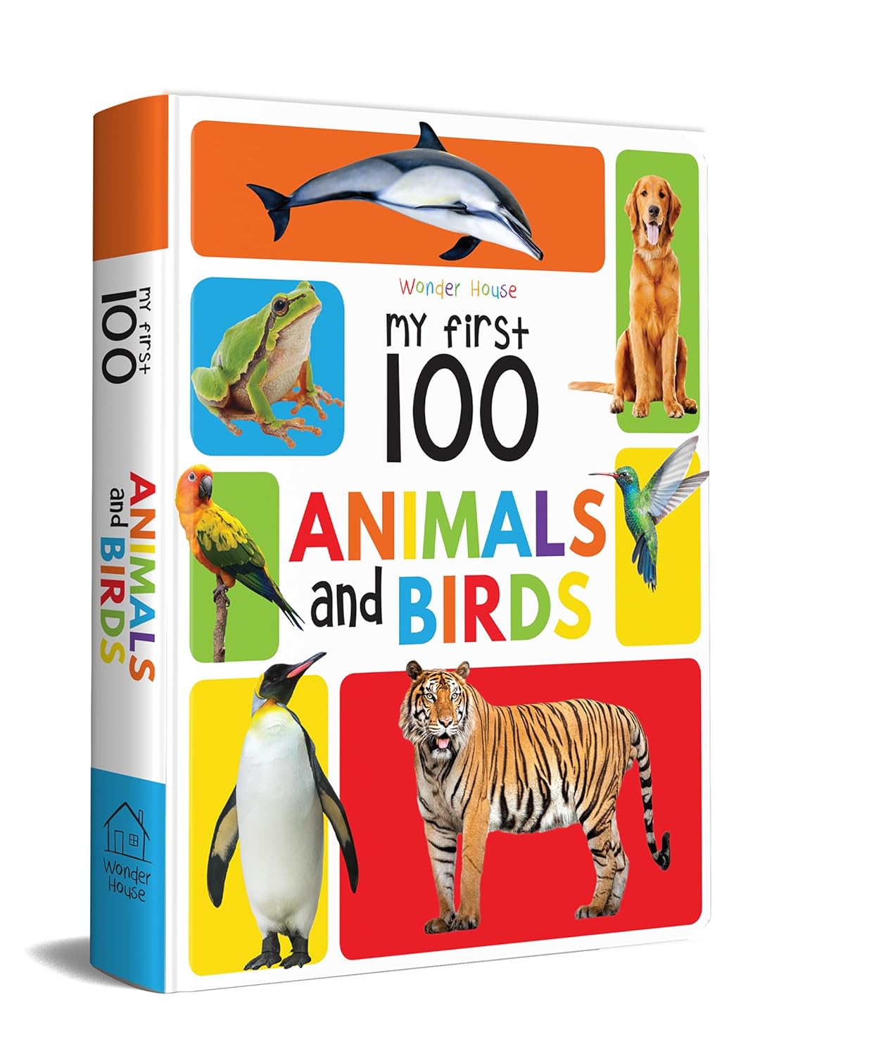 MY FIRST 100 ANIMALS AND BIRDS: PADDED BOARD BOOKS -  BOOKS