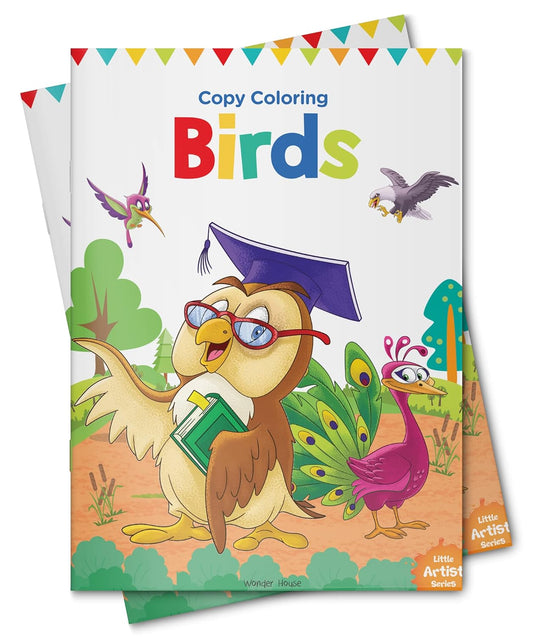 LITTLE ARTIST SERIES BIRDS: COPY COLOUR BOOKS -  BOOKS