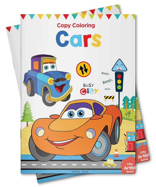 LITTLE ARTIST SERIES CARS: COPY COLOUR BOOKS -  BOOKS