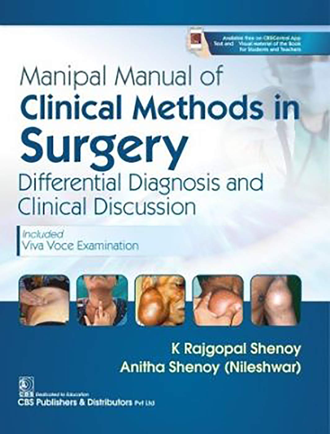 MANIPAL MANUAL OF CLINICAL METHODS IN SURGERY 1ST/2021 - K RAJAGOPAL SHENOY