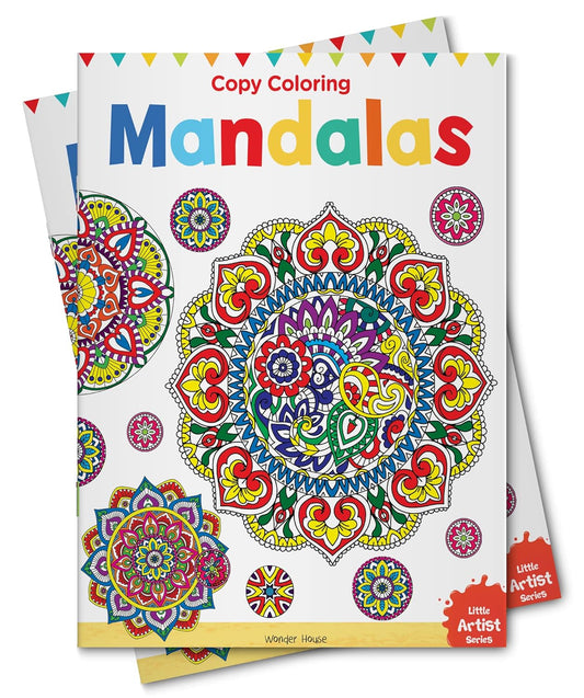 LITTLE ARTIST SERIES MANDALA: COPY COLOUR BOOKS -  BOOKS