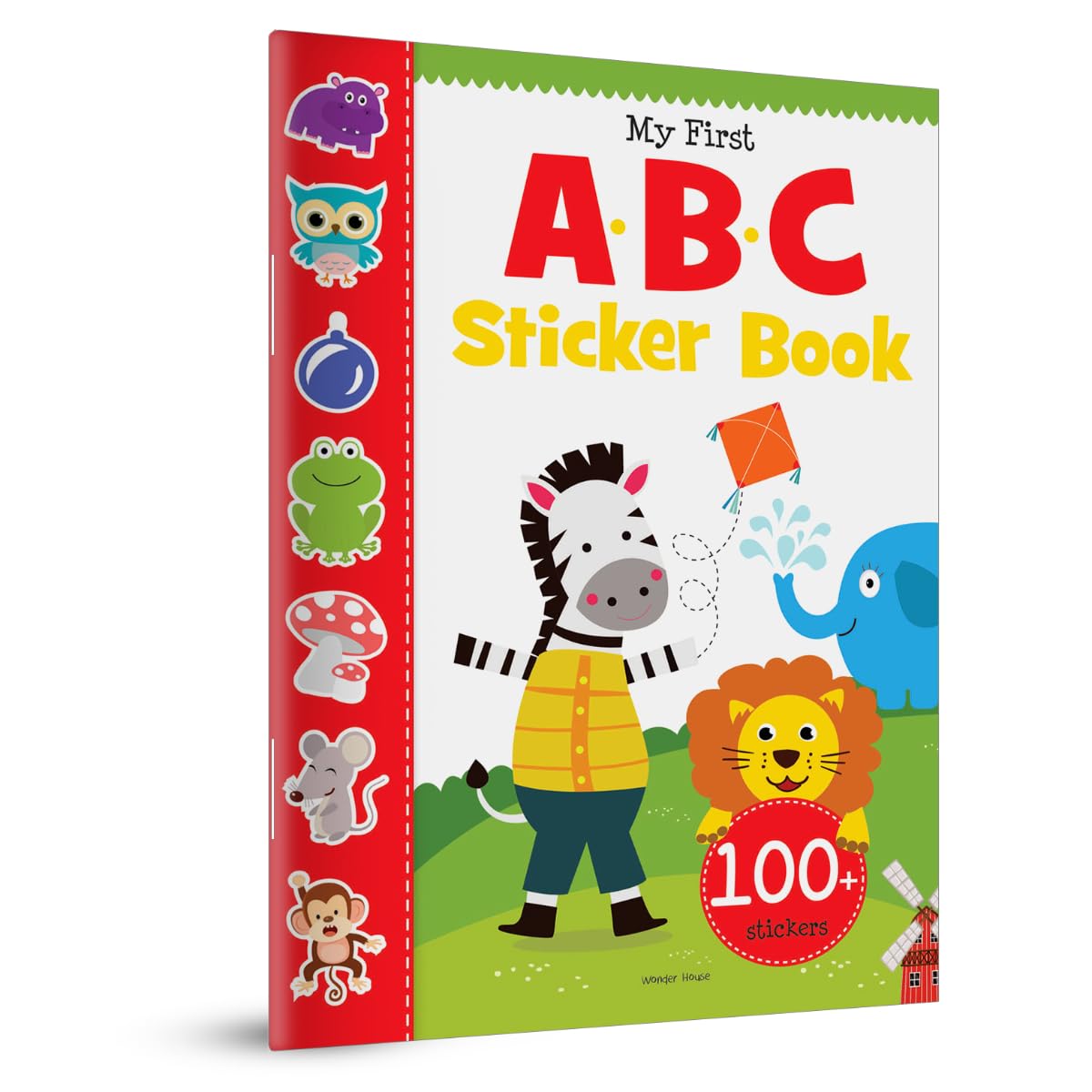 MY FIRST ABC STICKER BOOK: EXCITING STICKER BOOK WITH 100 STICKERS -  BOOKS
