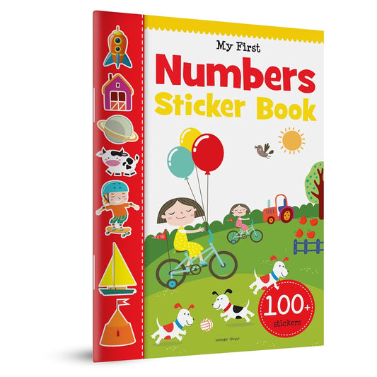 MY FIRST NUMBERS STICKER BOOK: EXCITING STICKER BOOK WITH 100 STICKERS -  BOOKS