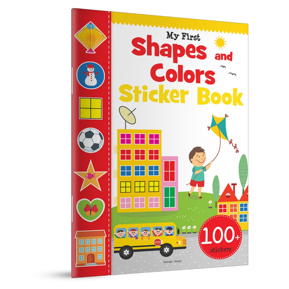 MY FIRST SHAPES AND COLOURS STICKER BOOK: EXCITING STICKER BOOK WITH 100 STICKERS -  BOOKS