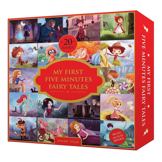 MY FIRST FIVE MINUTES FAIRY TALES BOXSET: GIFTSET OF 20 BOOKS FOR KIDS (ABRIDGED AND RETOLD) -  BOOKS