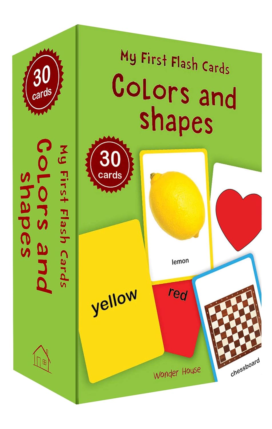 First Flash Card MY FIRST FLASH CARDS COLORS AND SHAPES : 55 EARLY LEARNING FLASH CARDS ...