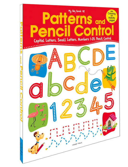 MY BIG BOOK OF PATTERNS AND PENCIL CONTROL : INTERACTIVE ACTIVITY BOOK FOR CHILDREN TO PRACTICE PATT -  BOOKS