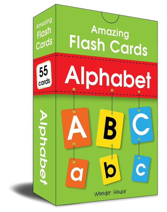 AMAZING FLASH CARDS ALPHABET: EARLY DEVELOPMENT OF PRESCHOOL TODDLER (55 CARDS) -  BOOKS