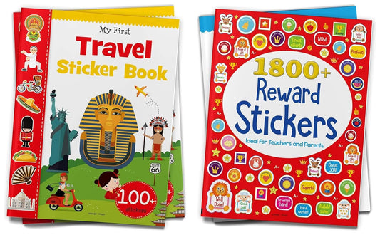 1800+ REWARD STICKERS - IDEAL FOR TEACHERS AND PARENTS : STICKER BOOK WITH OVER 1800 STICKERS TO BOO -  BOOKS