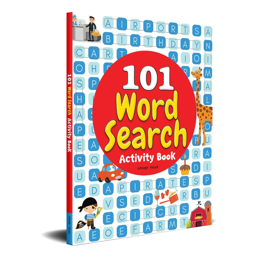 101 WORD SEARCH ACTIVITY BOOK: LARGE GRID WORD SEARCH PUZZLES FOR KIDS WITH ATTRACTIVE ILLUSTRATIONS -  BOOKS