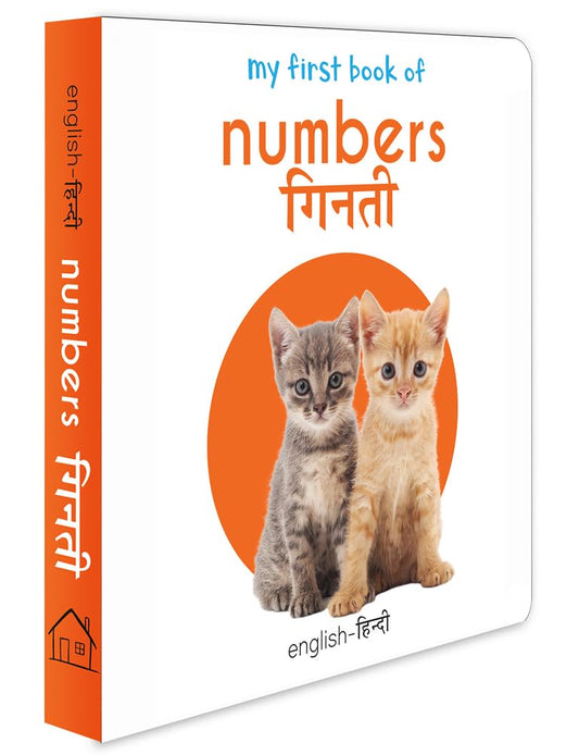 MY FIRST BOOK OF NUMBERS - GINTI (ENGLISH - HINDI): BILINGUAL BOARD BOOKS FOR CHILDREN -  BOOKS
