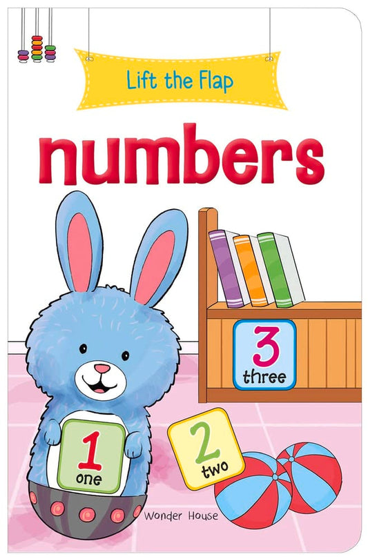 LIFT THE FLAP - NUMBERS : EARLY LEARNING NOVELTY BOARD BOOK FOR CHILDREN -  BOOKS