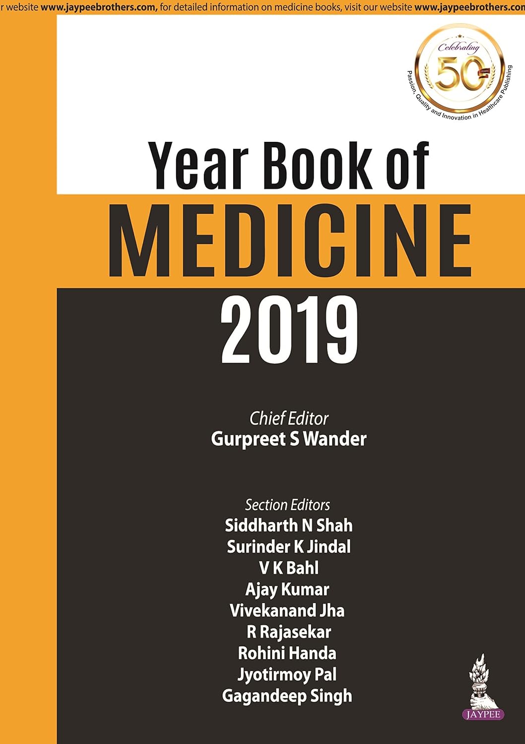 YEAR BOOK OF MEDICINE 2019 1ST/2019 - GURPREET S WANDER