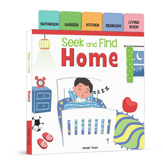 SEEK AND FIND - HOME : EARLY LEARNING BOARD BOOKS WITH TABS -  BOOKS