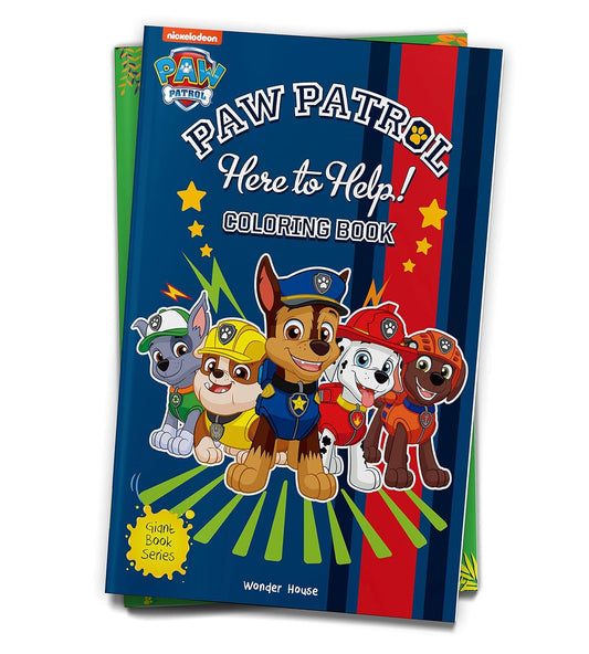 HERE TO HELP! : PAW PATROL GIANT COLORING BOOK FOR KIDS -  BOOKS