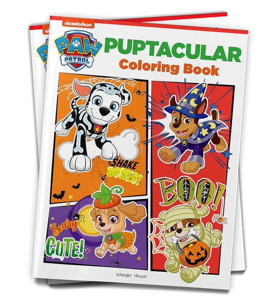 PUPTACULAR: PAW PATROL COLORING BOOK FOR KIDS -  BOOKS