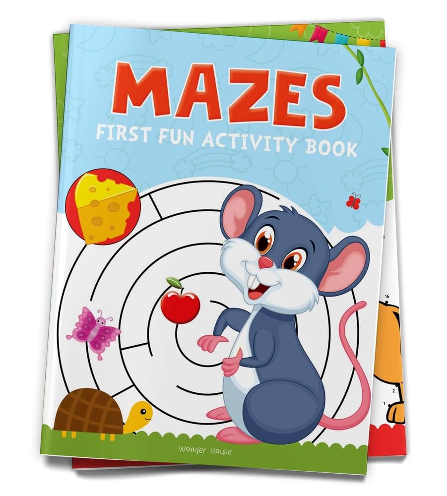 MAZES : FIRST FUN ACTIVITY BOOKS FOR KIDS -  BOOKS