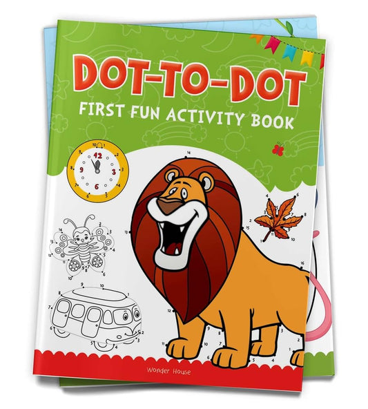 DOT TO DOT : FIRST FUN ACTIVITY BOOKS FOR KIDS -  BOOKS
