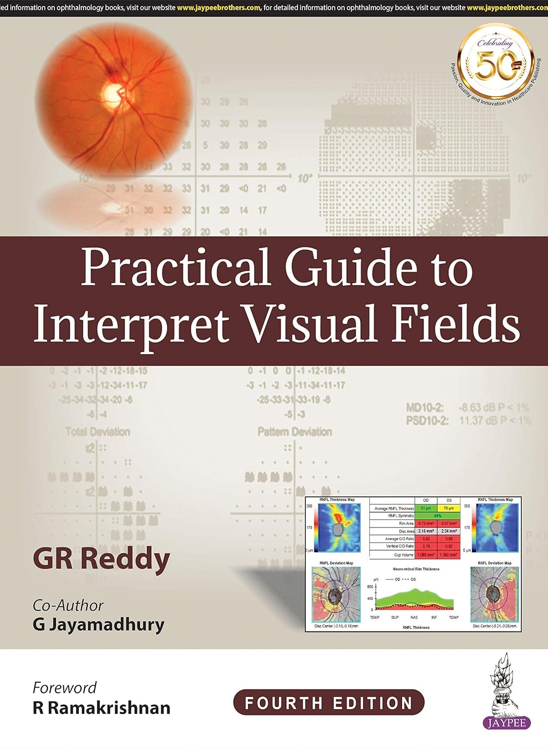 PRACTICAL GUIDE TO INTERPRET VISUAL FIELDS 4TH/2020 - GR REDDY