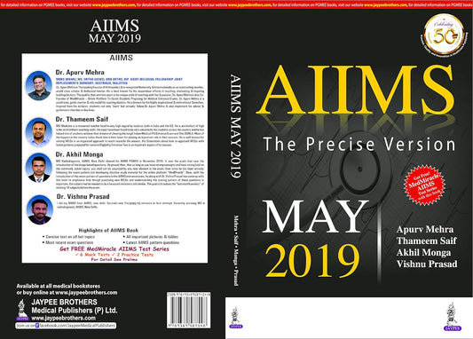 AIIMS: THE PRECISE VERSION MAY 2019 1ST/2019 - APURV MEHRA