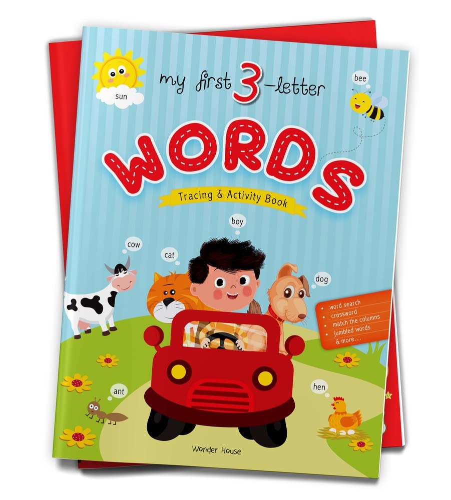 MY FIRST 3 LETTER WORDS : TRACING AND ACTIVITY BOOK -  BOOKS