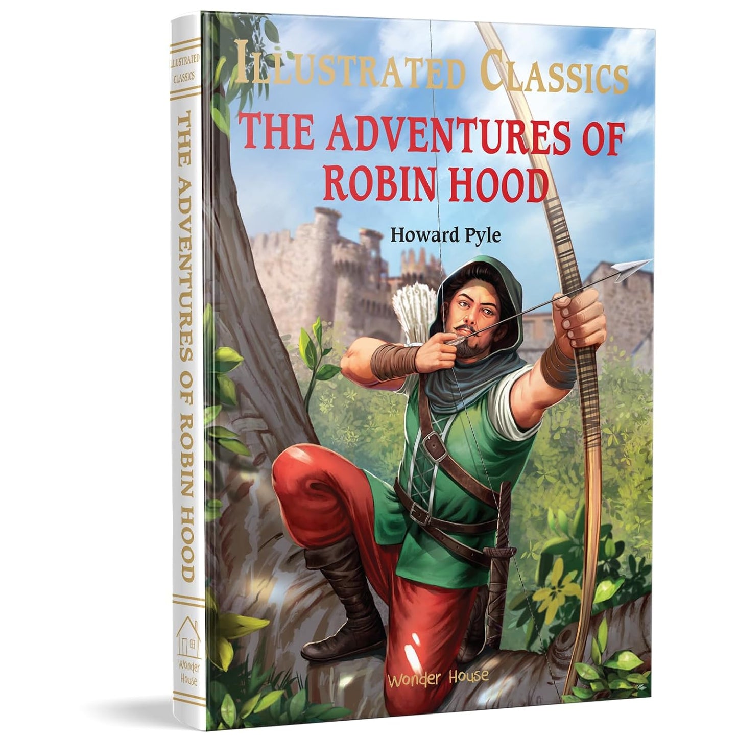 THE ADVENTURES OF ROBIN HOOD: ILLUSTRATED ABRIDGED CHILDREN CLASSIC ENGLISH NOVEL WITH REVIEW QUESTI -  BOOKS