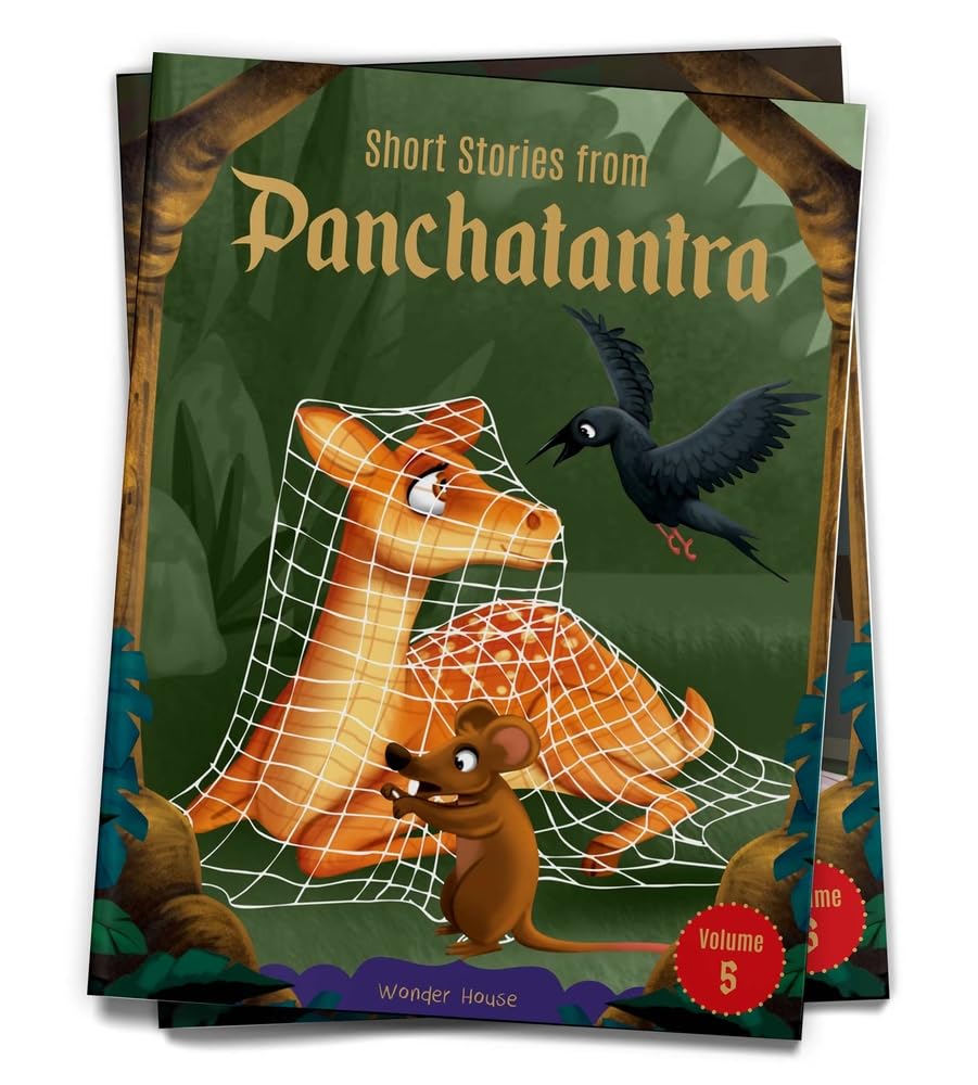 SHORT STORIES FROM PANCHATANTRA - VOLUME 5: ABRIDGED ILLUSTRATED STORIES FOR CHILDREN (WITH MORALS) -  BOOKS