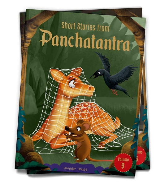 SHORT STORIES FROM PANCHATANTRA - VOLUME 5: ABRIDGED ILLUSTRATED STORIES FOR CHILDREN (WITH MORALS) -  BOOKS