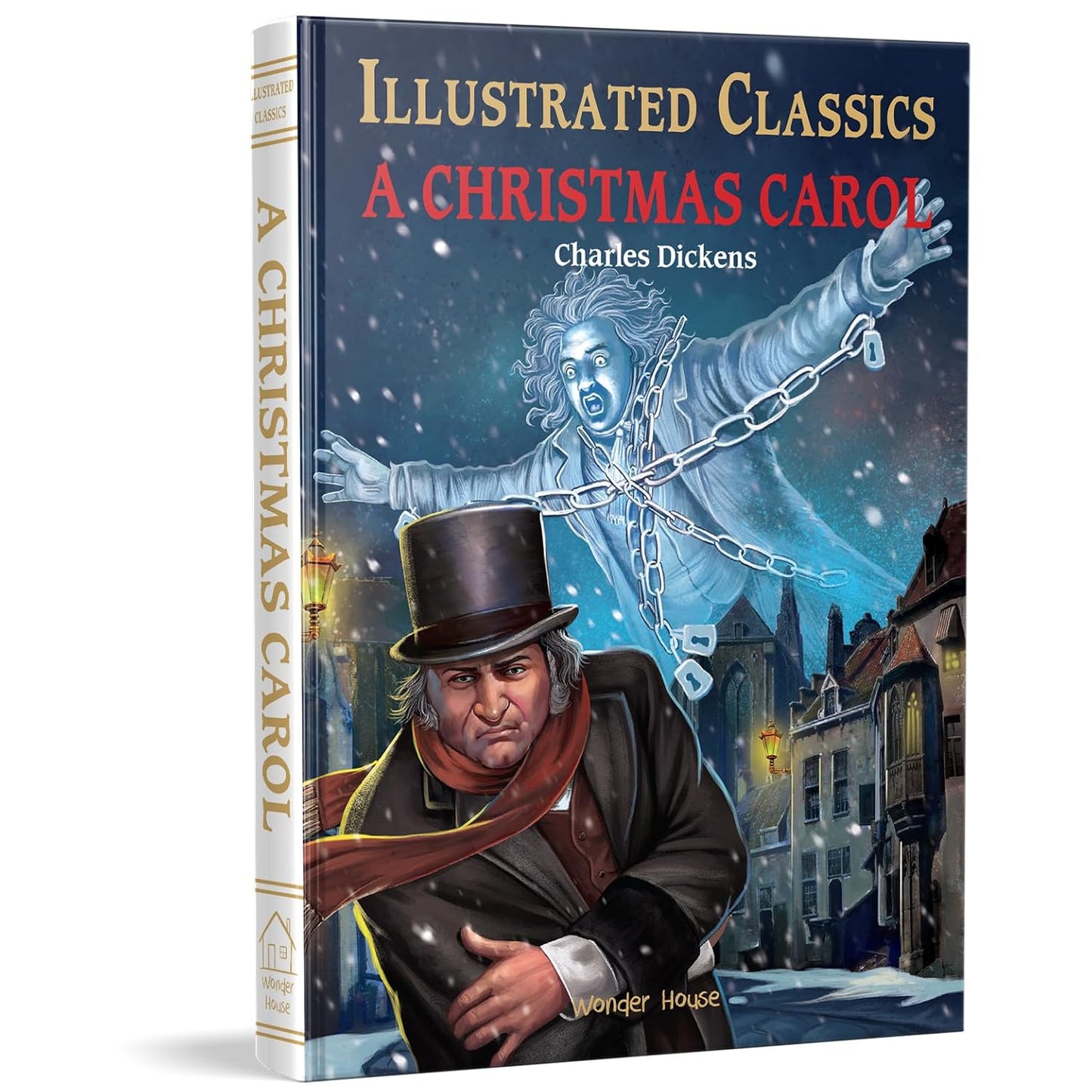 A CHRISTMAS CAROL: ILLUSTRATED ABRIDGED CHILDREN CLASSIC ENGLISH NOVEL WITH REVIEW QUESTIONS (HARDBA -  BOOKS