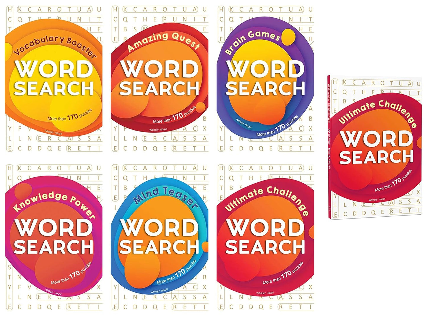 THE MEGA WORD SEARCH LIBRARY: GIFT BOXSET FOR KIDS (A COLLECTION OF 6 BOOKS) -  BOOKS