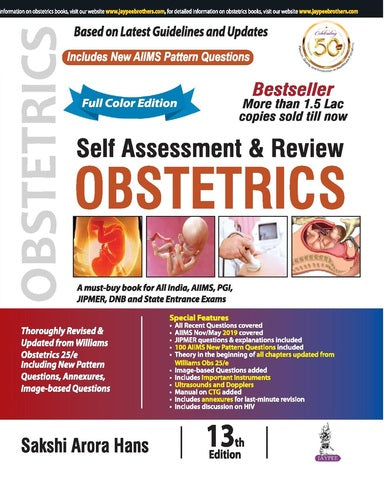 Self Assessment & Review Obstetrics 13th/2020