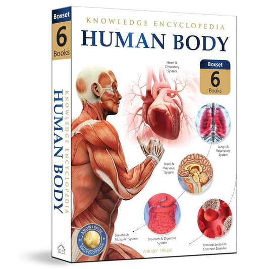 HUMAN BODY BOX SET: KNOWLEDGE ENCYCLOPEDIA FOR CHILDREN -  BOOKS