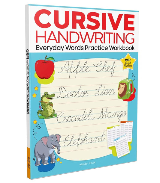 CURSIVE HANDWRITING - EVERYDAY WORDS: PRACTICE WORKBOOK FOR CHILDREN -  BOOKS