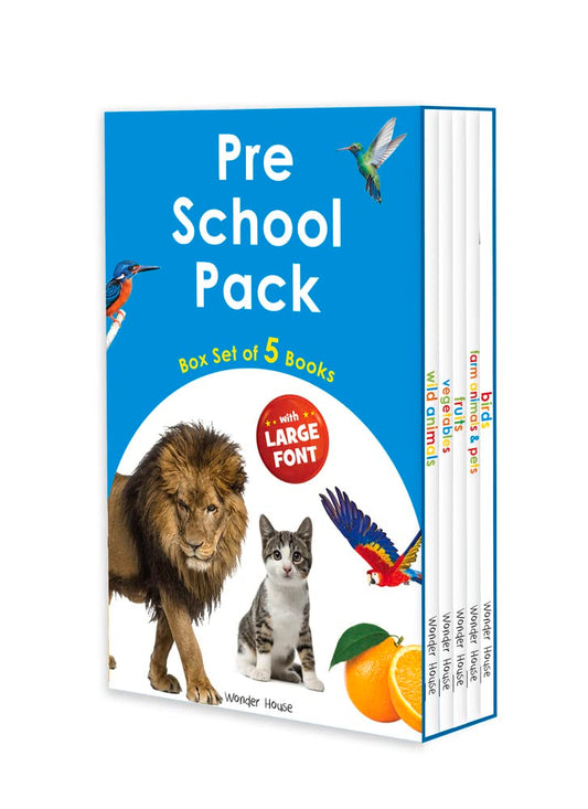 EARLY LEARNING LIBRARY PACK 2 : BOX SET OF 5 BOOKS (BIG BOARD BOOKS SERIES, LARGE FONT) -  BOOKS