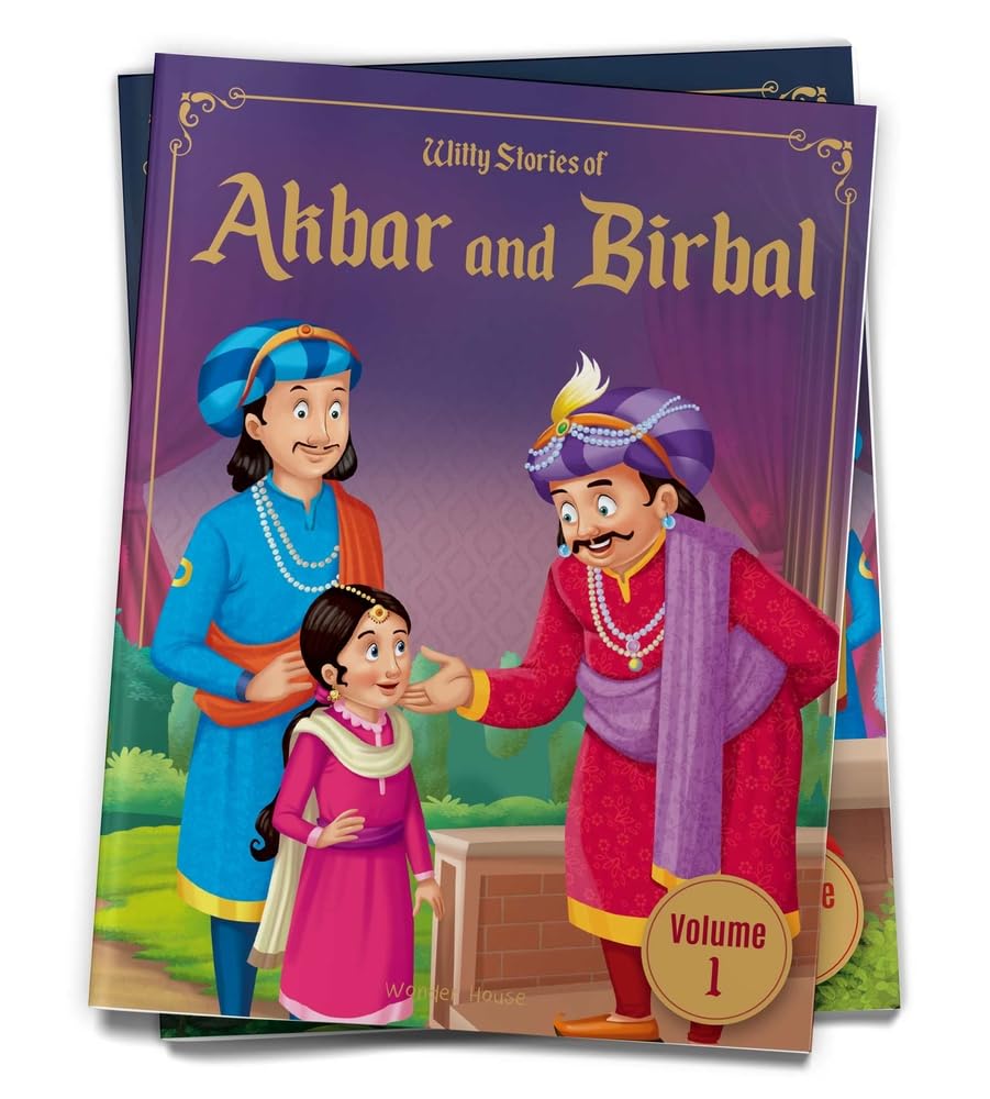 WITTY STORIES OF AKBAR AND BIRBAL - VOLUME 1: ILLUSTRATED HUMOROUS STORIES FOR KIDS -  BOOKS