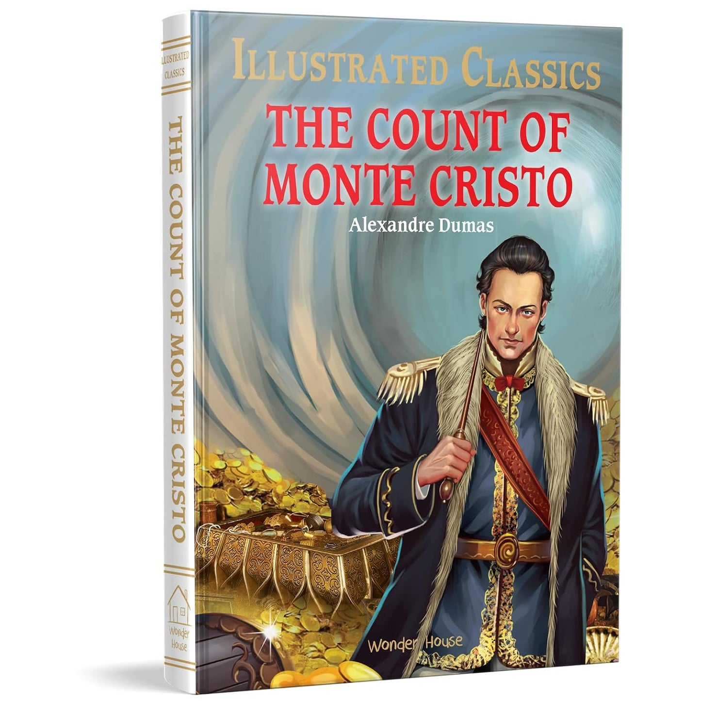 THE COUNT OF MONTE CRISTO : ILLUSTRATED ABRIDGED CHILDREN CLASSIC ENGLISH NOVEL WITH REVIEW QUESTION - ALEXANDRE DUMAS