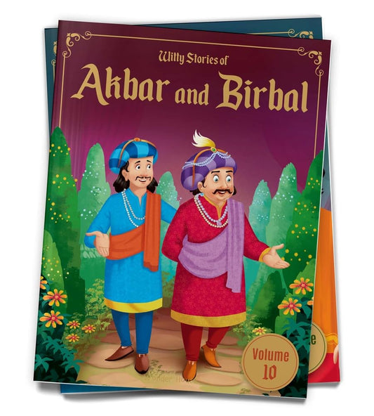 WITTY STORIES OF AKBAR AND BIRBAL - VOLUME 10: ILLUSTRATED HUMOROUS STORIES FOR KIDS -  BOOKS