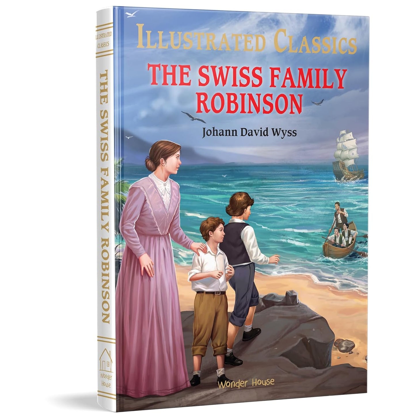 THE SWISS FAMILY ROBINSON: ABRIDGED NOVELS WITH REVIEW QUESTIONS -  BOOKS