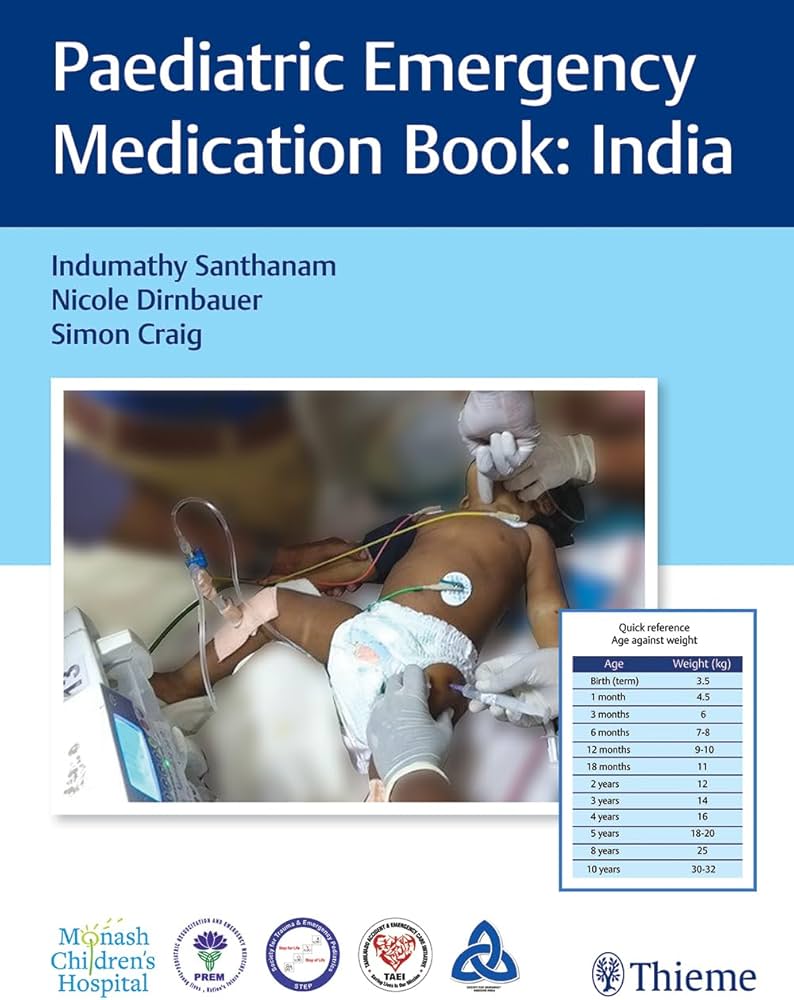 PAEDIATRIC EMERGENCY MEDICATION BOOK 1E/2022